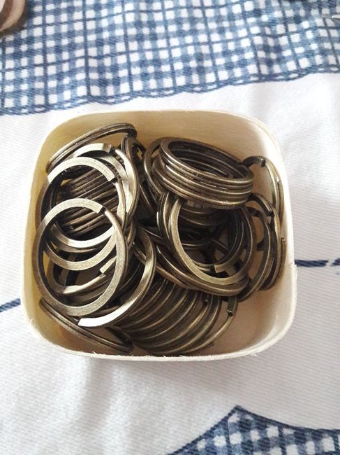 Argolas de porta chaves