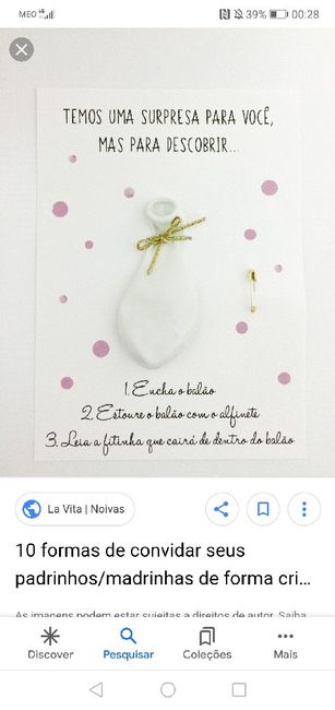 Convites para padrinhos - 1