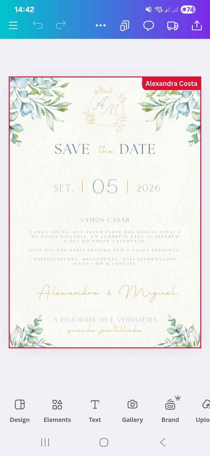 Save The Date - Atualizado - 2
