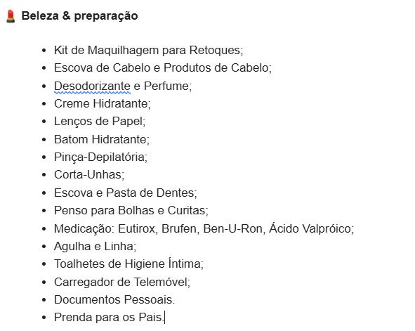 Check-list: Noivas que se preparam no Hotel 2
