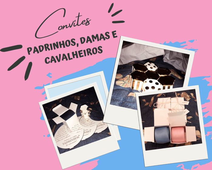 Convites para Padrinhos, Damas e Cavalheiros 1