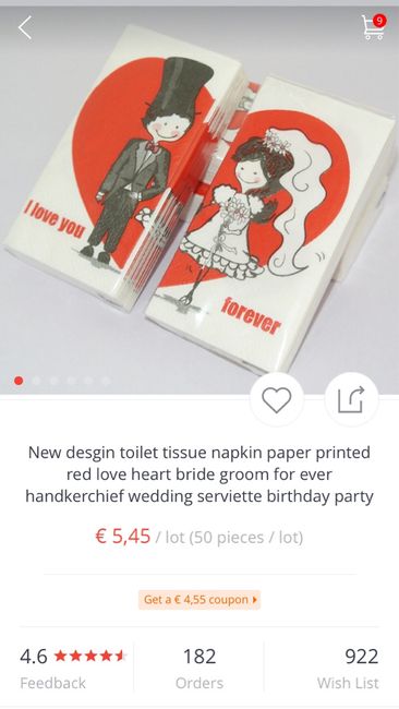 Desenhos nos lenços de papel - 1