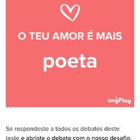 O teu amor é mais.... DESAFIO! - 1