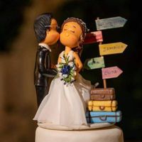 Figuras para bolos de casamento. - 2