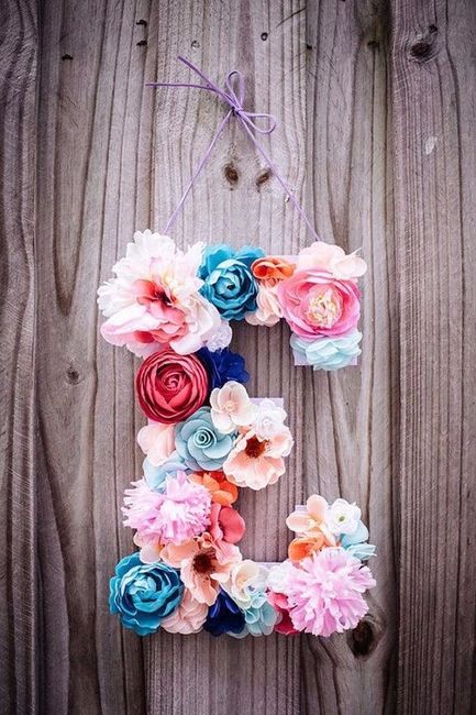 Letra DYI Flores