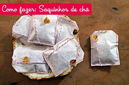Saquinho de chá personalizado