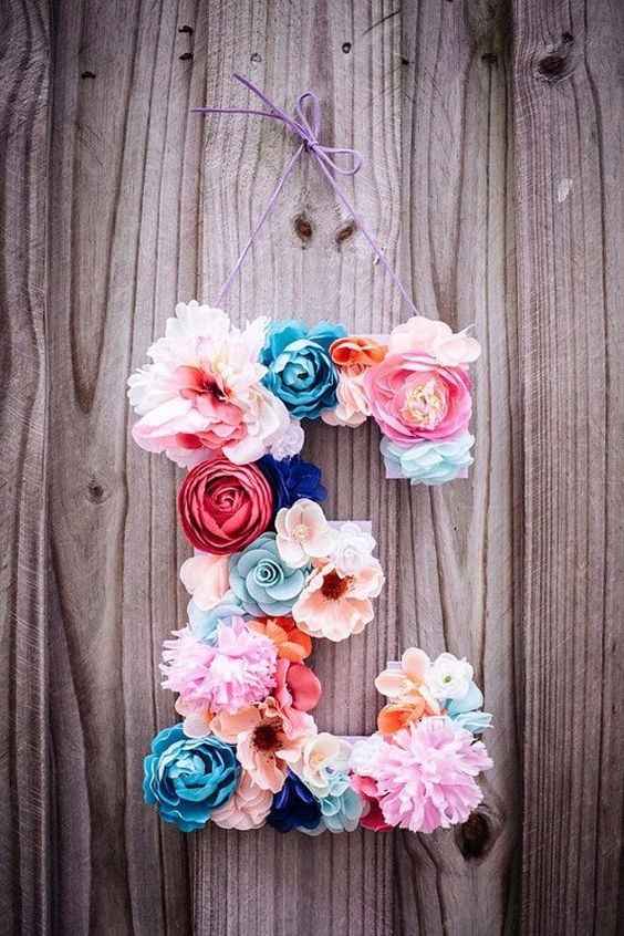Letra DYI Flores