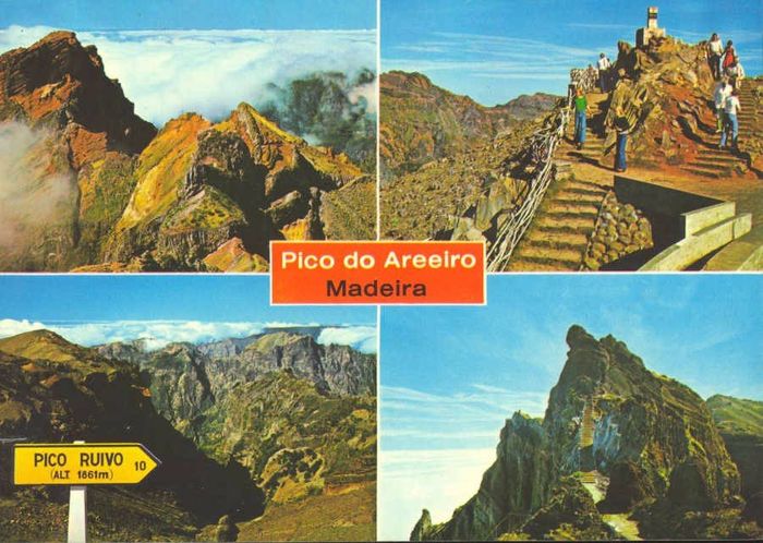 Postal Pico do Areeiro