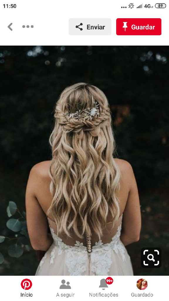 Prova de penteado e maquilhagem - 1