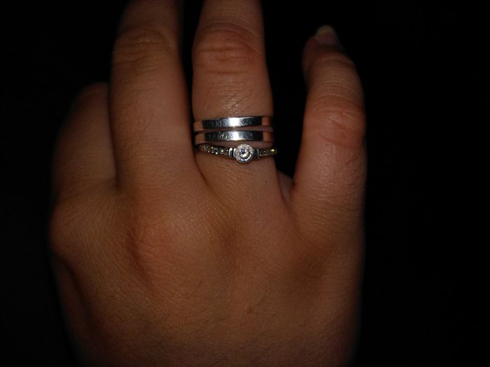 o anel de noivado 💍😍 2