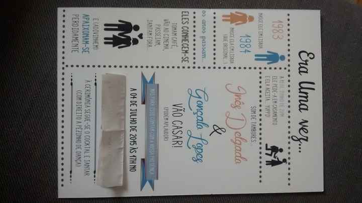 Convites feitos! - 2