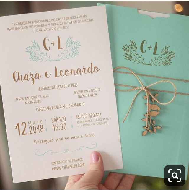 Convites de casamento - 2