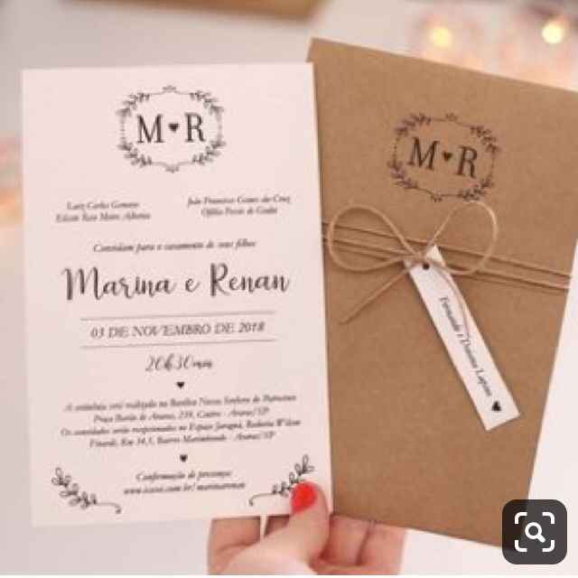 Convites de casamento - 3