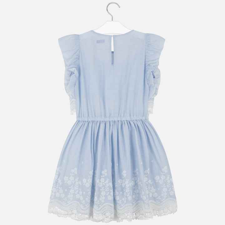 Vestido da menina das alianças - check - 1