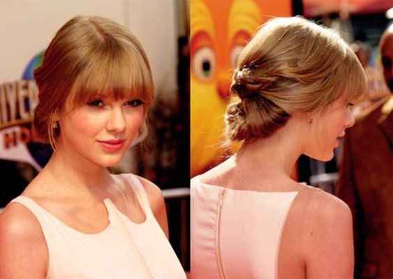 Penteado com franja - 1