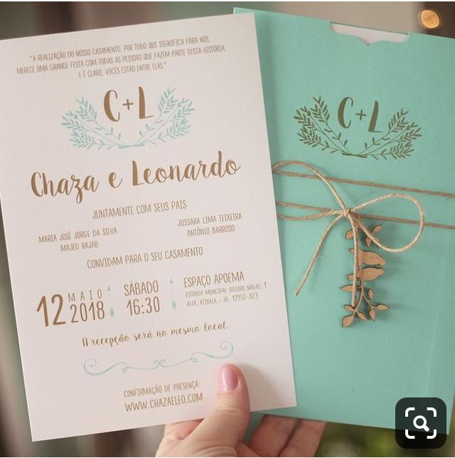 Convites de casamento - 2
