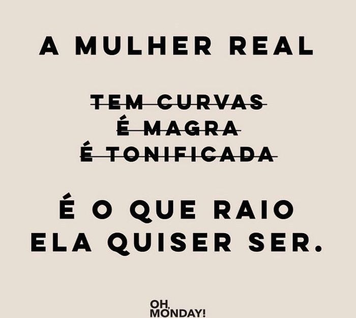 Faz o que sintas. Feliz Dia Internacional da Mulher 💜 - 1