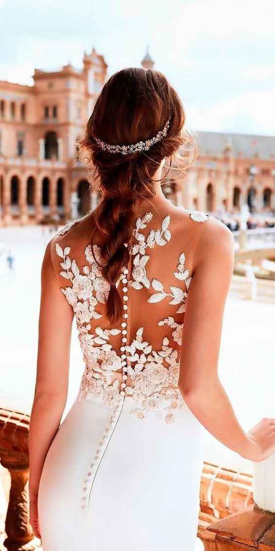 Com tatto lace (embora o meu vestido em principio não vai ter)