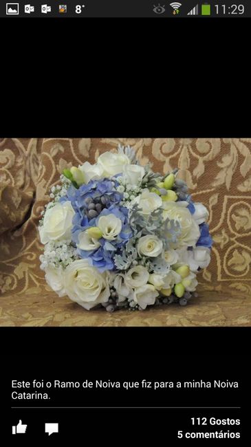 Buquet tons azul turquesa - 4