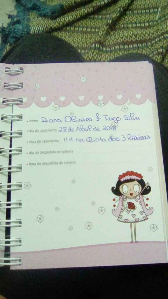 Diario da noiva - 2