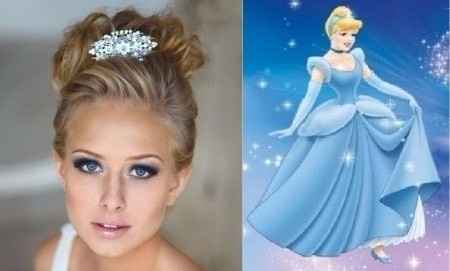 o penteado - Cinderela