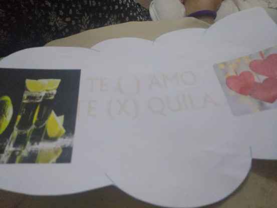 te ( ) amo e te (x) quila