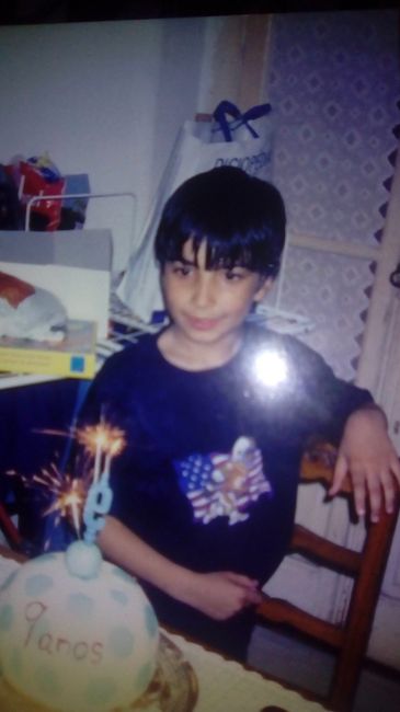 Tiago com 9 anos
