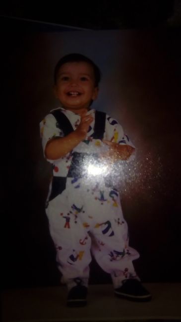 Tiago com 1 anos