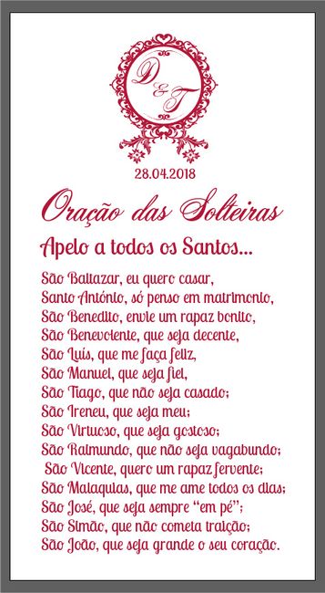 oração das solteiras