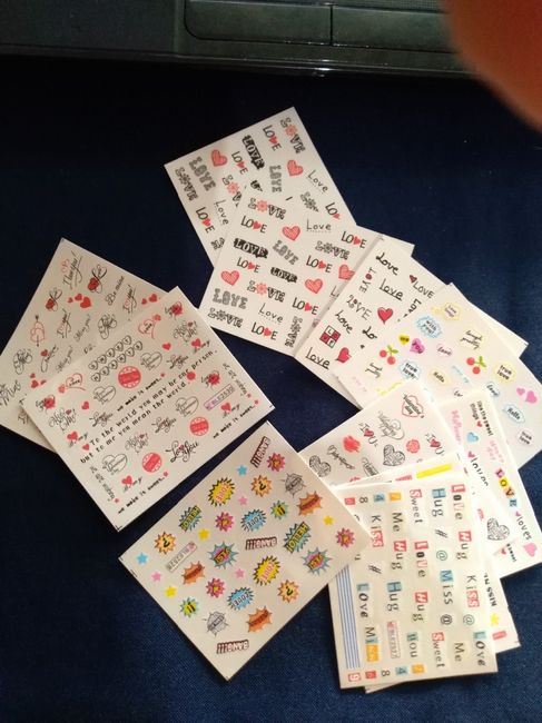 stickers unhas