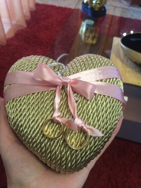 Alianças e porta alianças check !!! - 2