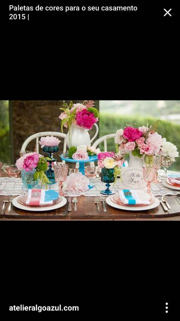 Decoração casamento azul turquesa? - 3