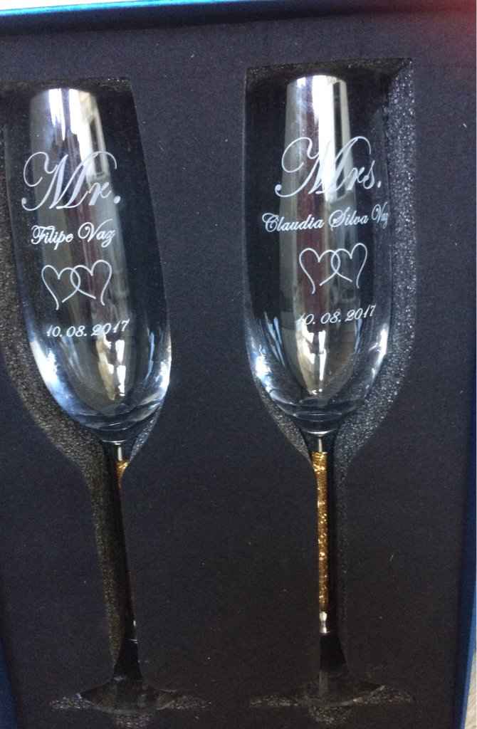 Os nossos flûtes e caixa das alianças - 1