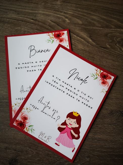 Convites das daminhas 1