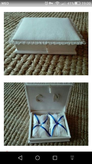 Porta alianças - check! - 1