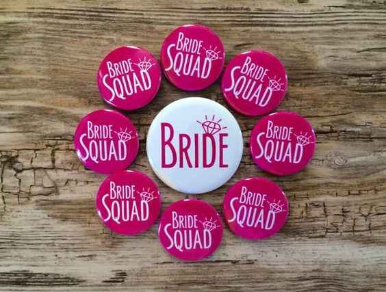 Pins para despedida de solteira: