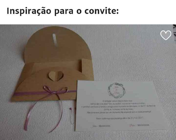 Partilha 1 imagem dos convites de casamento - 1