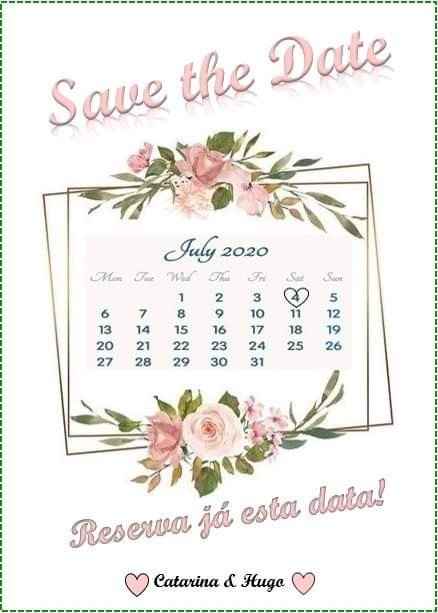 Save the date - opiniões precisam-se! - 1