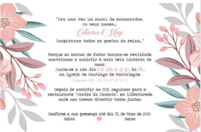 Mostrem-me os vossos convites! 💌 - 1