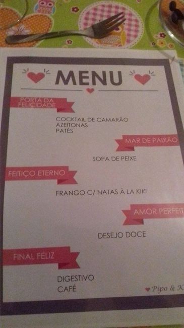 Menu: