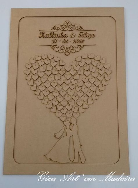 Livro honra em madeira 12