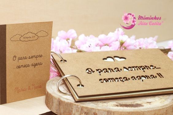 Livro honra em madeira 13