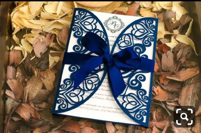 a minha inspiração com Classic Blue - convites 1