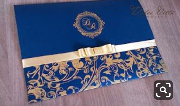 a minha inspiração com Classic Blue - convites 2