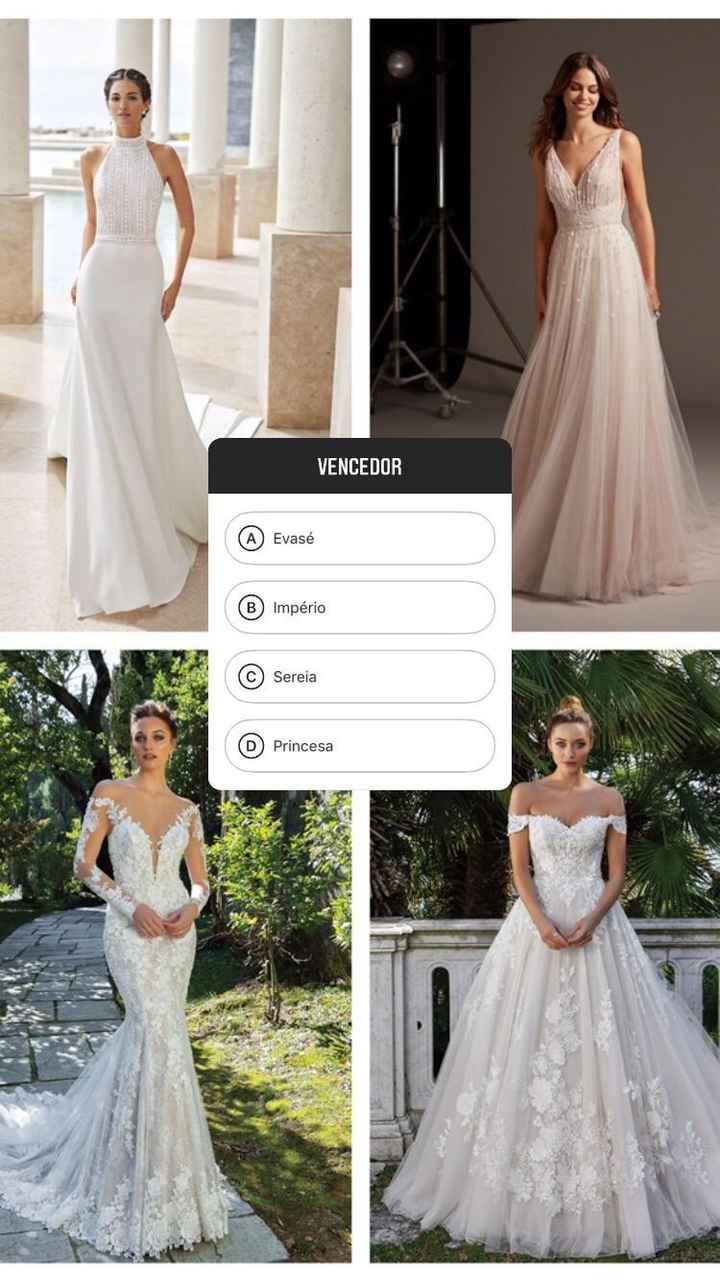Que estilo de vestido vence? - 1