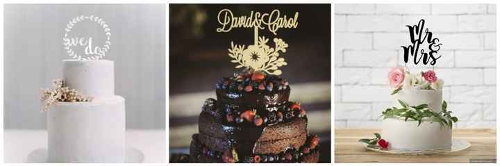 Cake toppers com letras: toma nota destas sugestões 😉 - 1
