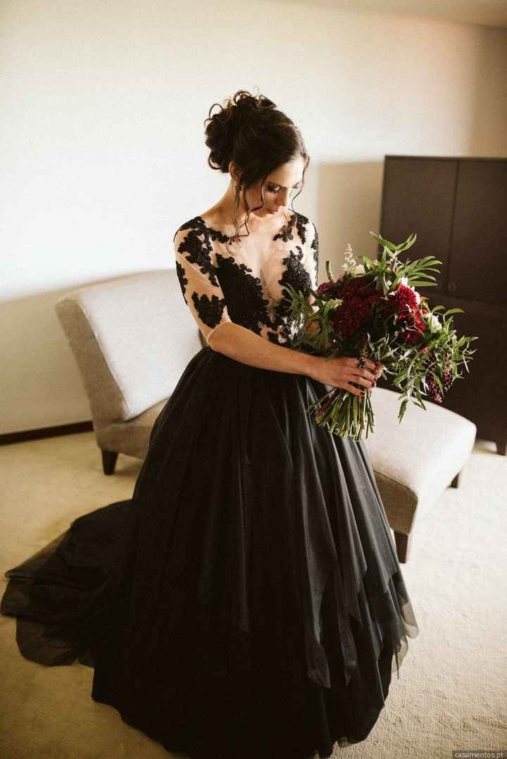 Vestido de noiva preto: Big no ou Why not? - 1