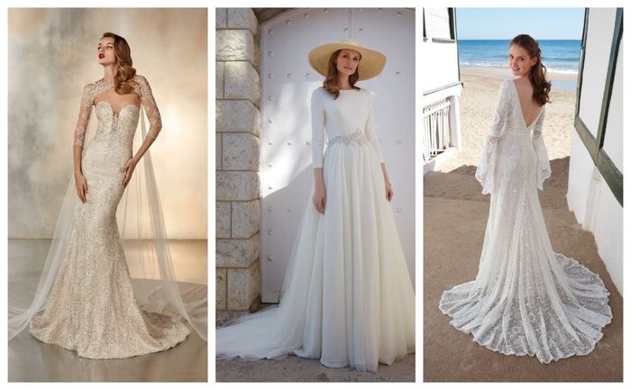 Vestidos para noivas de outono/ inverno 😍 1