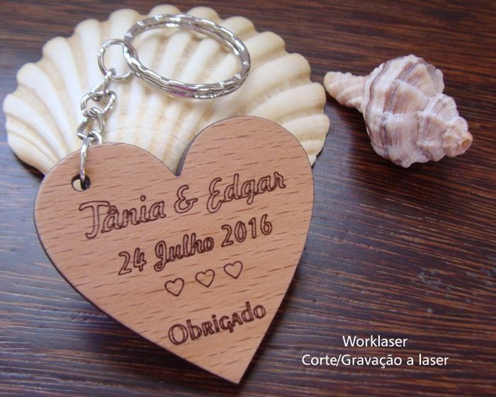 porta chaves coração