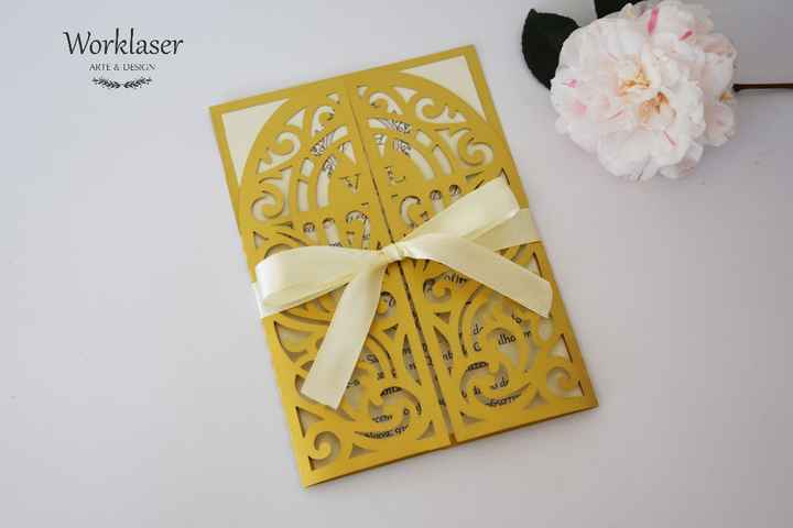 Convite dourado